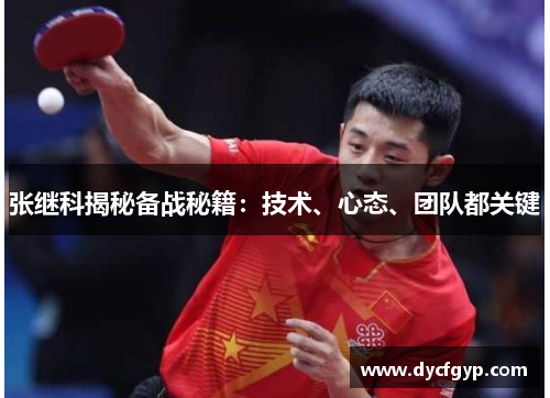 张继科揭秘备战秘籍：技术、心态、团队都关键